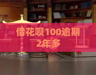 借花呗100逾期2年多