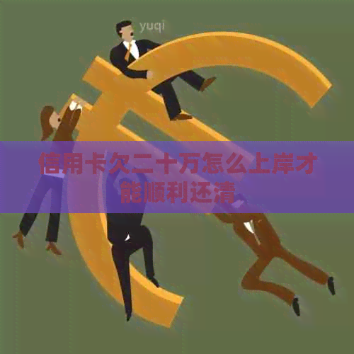 信用卡欠二十万怎么上岸才能顺利还清
