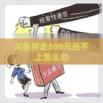 欠备用金500元还不上怎么办