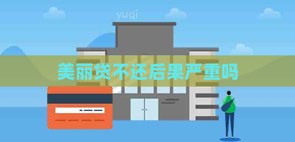 美丽贷不还后果严重吗