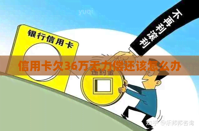 信用卡欠36万无力偿还该怎么办