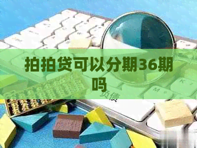 可以分期36期吗