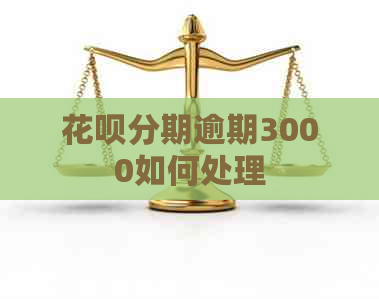 信用卡分期逾期3000如何处理