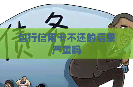 包行信用卡不还的后果严重吗