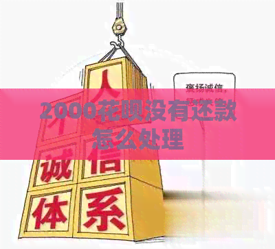 2000信用卡没有还款怎么处理