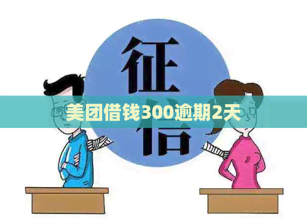 美团借钱300逾期2天