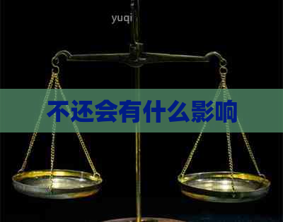 不还会有什么影响