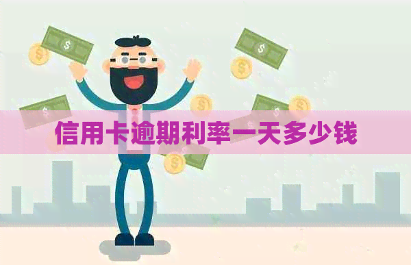 信用卡逾期利率一天多少钱