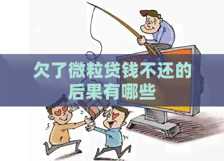 欠了微粒贷钱不还的后果有哪些