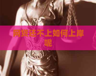 网贷还不上如何上岸呢