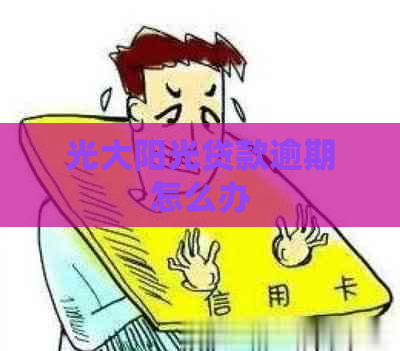 光大阳光贷款逾期怎么办