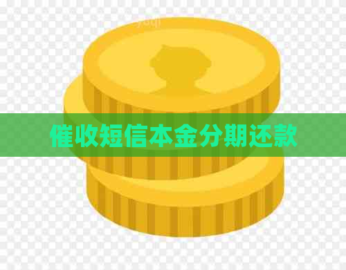 短信本金分期还款