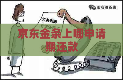 京东金条上哪申请期还款