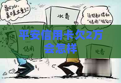 平安信用卡欠2万会怎样