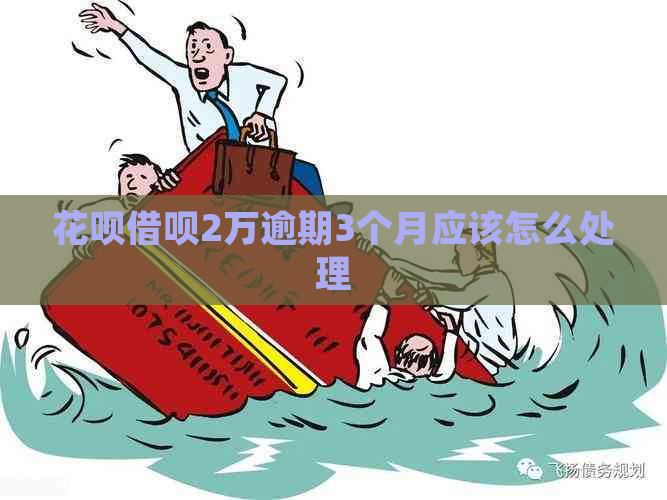 花呗借呗2万逾期3个月应该怎么处理
