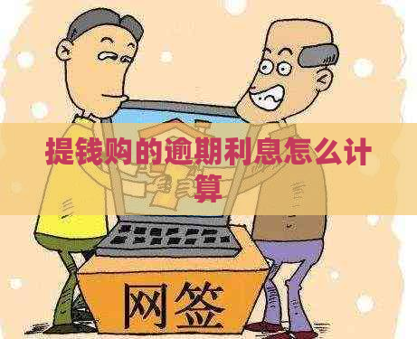 提钱购的逾期利息怎么计算