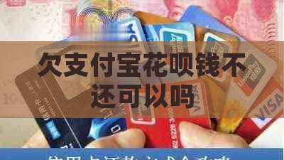 欠支付宝花呗钱不还可以吗