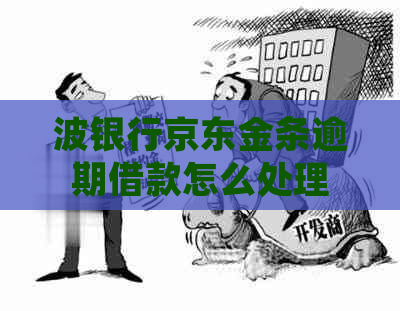 波银行京东金条逾期借款怎么处理