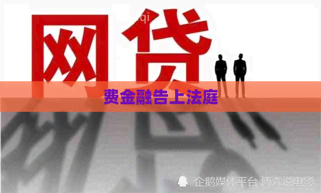费金融告上法庭