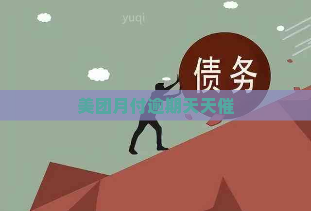 美团月付逾期天天催