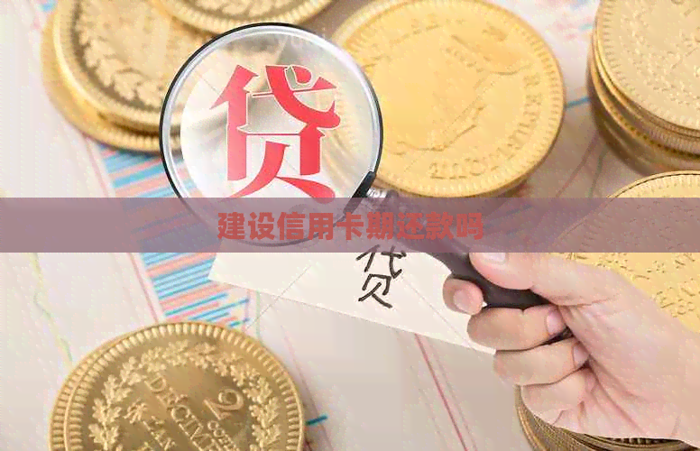 建设信用卡期还款吗