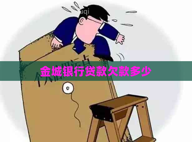 金城银行贷款欠款多少