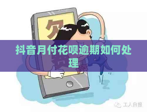 抖音月付花呗逾期如何处理