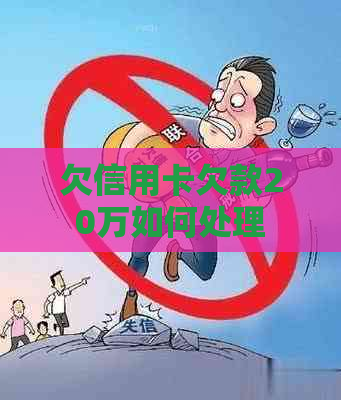 欠信用卡欠款20万如何处理
