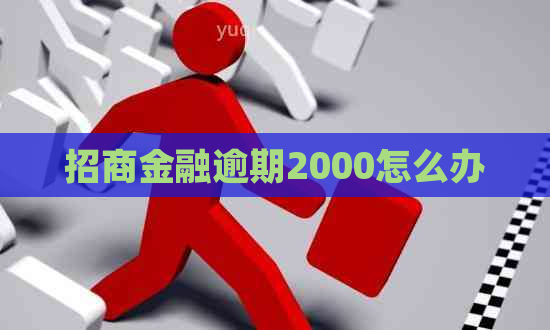 招商金融逾期2000怎么办
