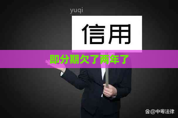即分期欠了两年了
