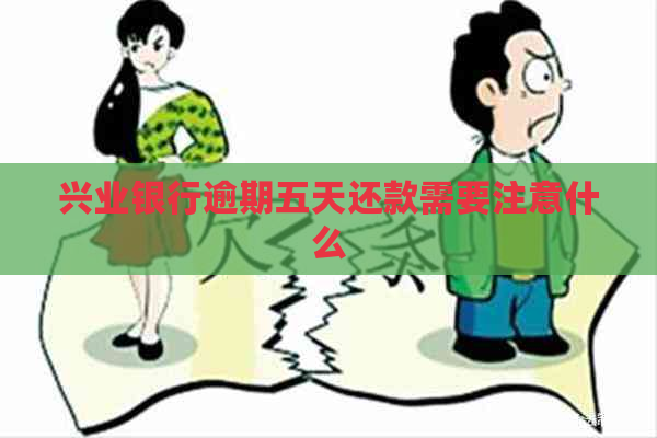 兴业银行逾期五天还款需要注意什么