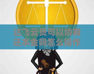 达飞云贷可以协商还本金吗怎么操作