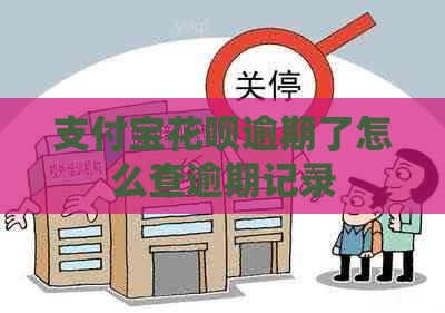 支付宝花呗逾期了怎么查逾期记录