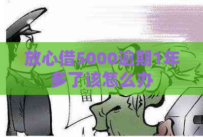 放心借5000逾期1年多了该怎么办