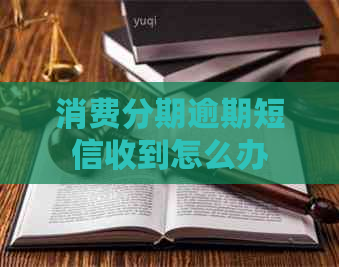 消费分期逾期短信收到怎么办