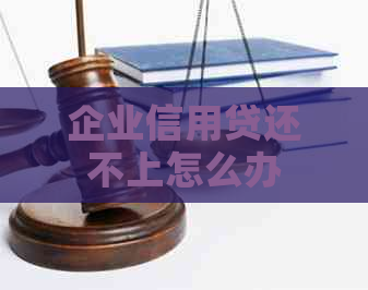 企业信用贷还不上怎么办
