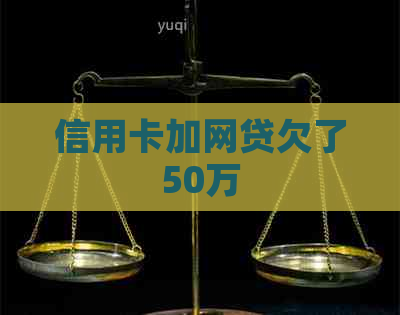信用卡加网贷欠了50万