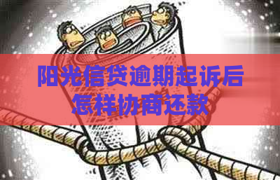 阳光信贷逾期起诉后怎样协商还款