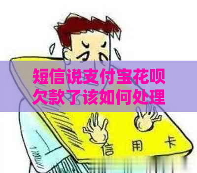 短信说支付宝信用卡欠款了该如何处理