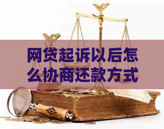 网贷起诉以后怎么协商还款方式