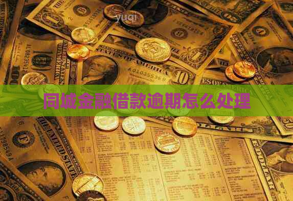 同城金融借款逾期怎么处理