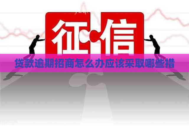 贷款逾期招商怎么办应该采取哪些措