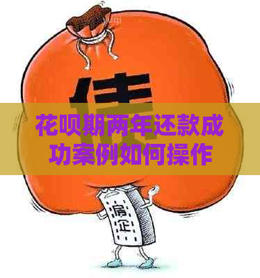 花呗期两年还款成功案例如何操作