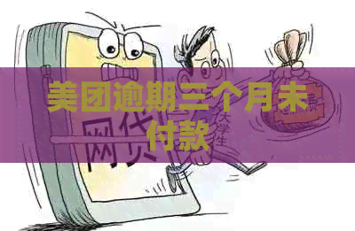 美团逾期三个月未付款