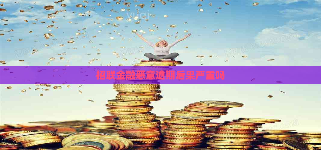 招联金融恶意逾期后果严重吗