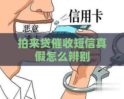 拍来贷短信真假怎么辨别