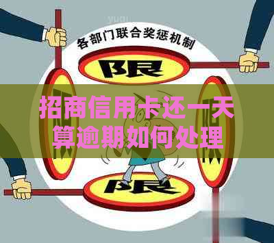 招商信用卡还一天算逾期如何处理