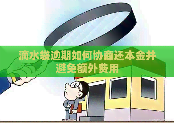 滴水袋逾期如何协商还本金并避免额外费用