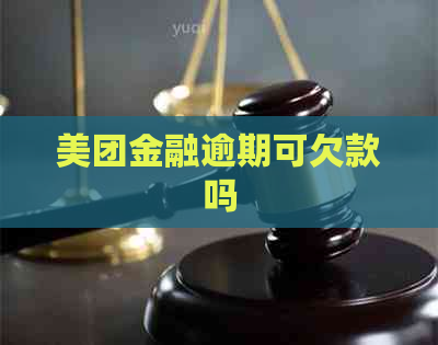 美团金融逾期可欠款吗