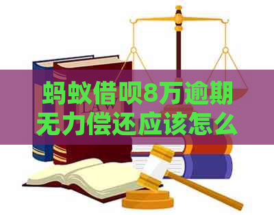 蚂蚁借呗8万逾期无力偿还应该怎么处理